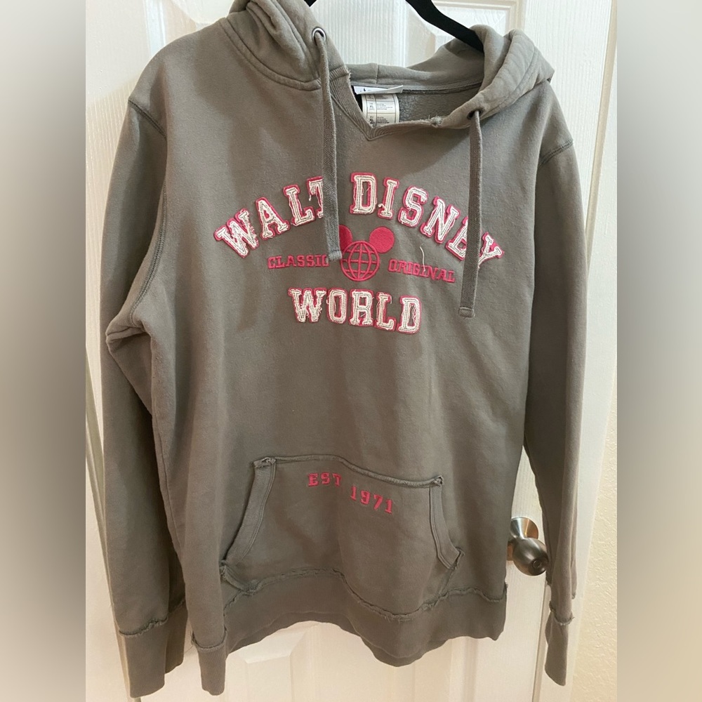 Walt Disney World Resort Pink & Grey Hoodie
